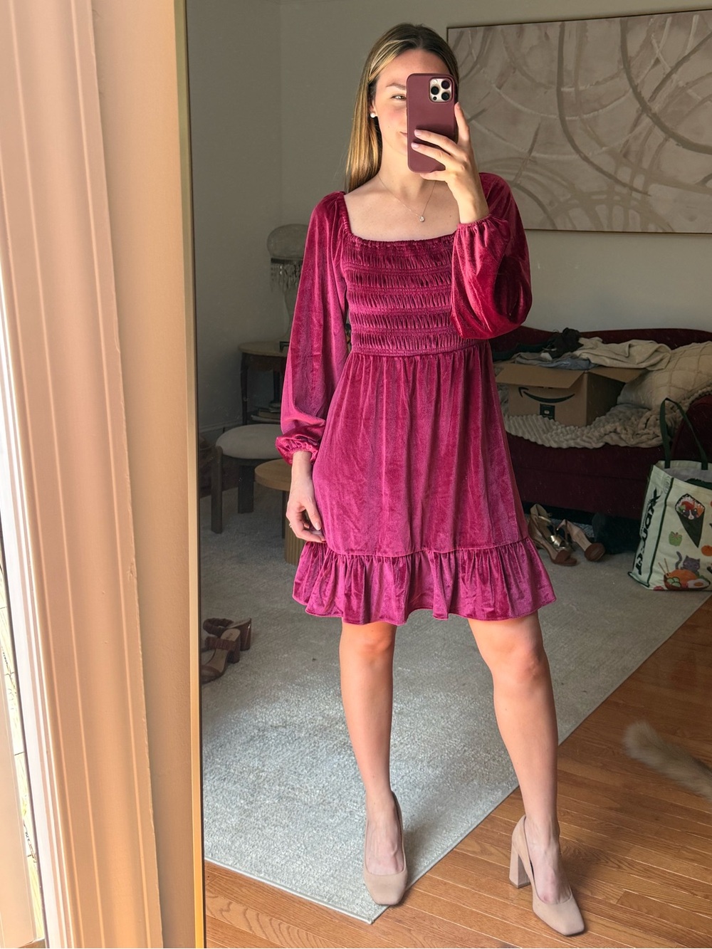 Pink dress
